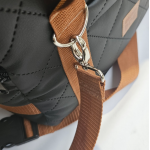 Prenosná taška pre psa Golden dog Lux - hnedo-čierna